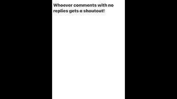 Whoever comments with no replies, I’ll give you a shoutout in the next video! #shoutout #youtube #hi
