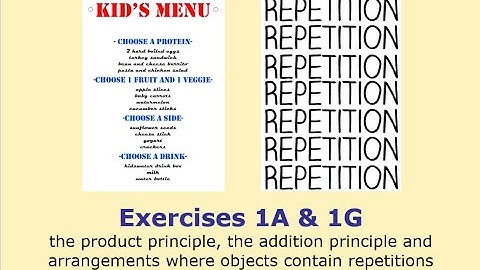 Ex 1AG - Counting and Repetitions - Y12/Y13 A Level Further Maths (Statistics)
