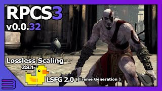 RPCS3 v0.0.32 | Lossless Scaling 2.8.1 | LSFG 2.0 | God of War: Ascension | i7-10700 | #4