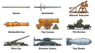 The Biggest Weapons From Every Time Period Explained