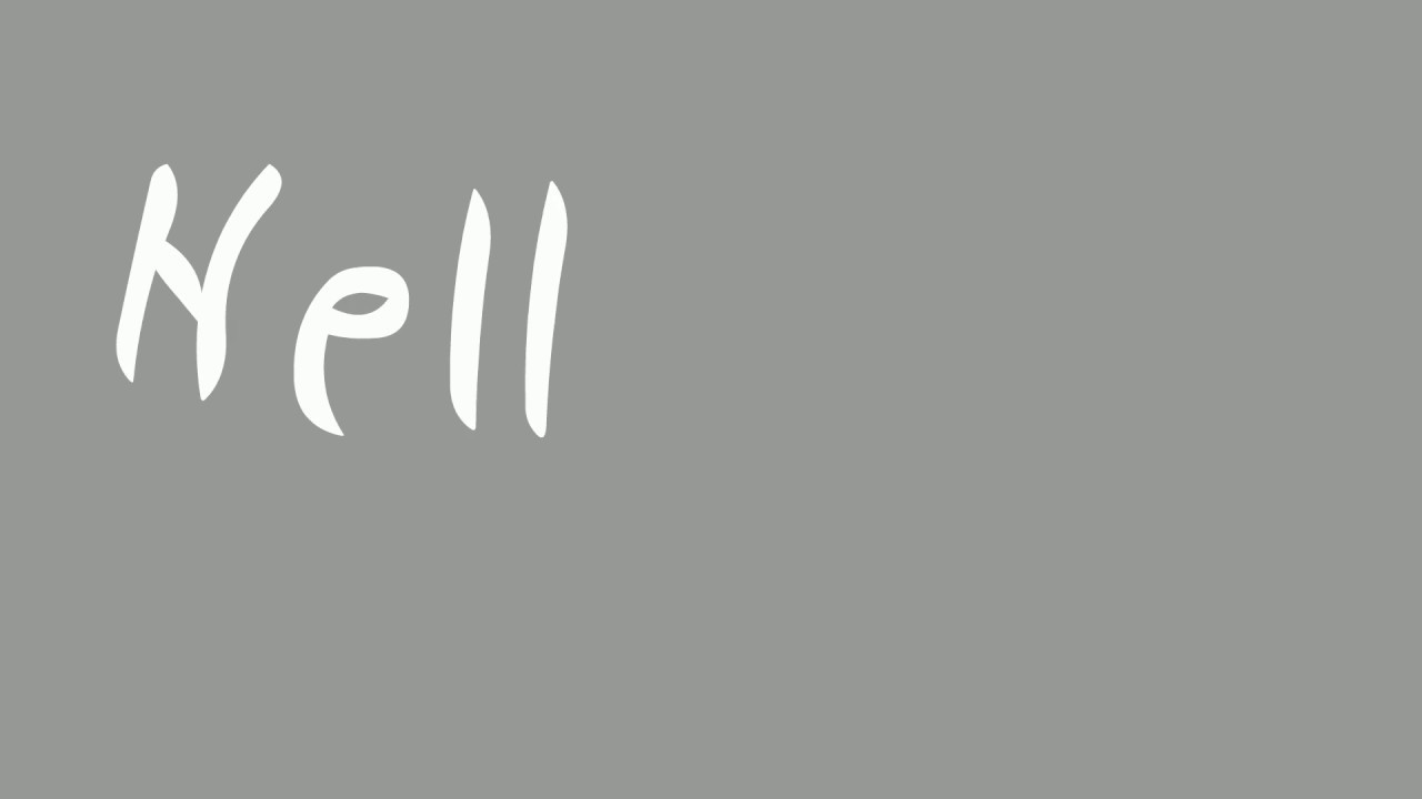 HELLO text animation !