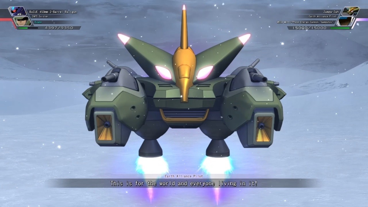 SD Gundam G Gen Cross Rays - YMAF-X6BD Zamza-Zah (Earth Alliance