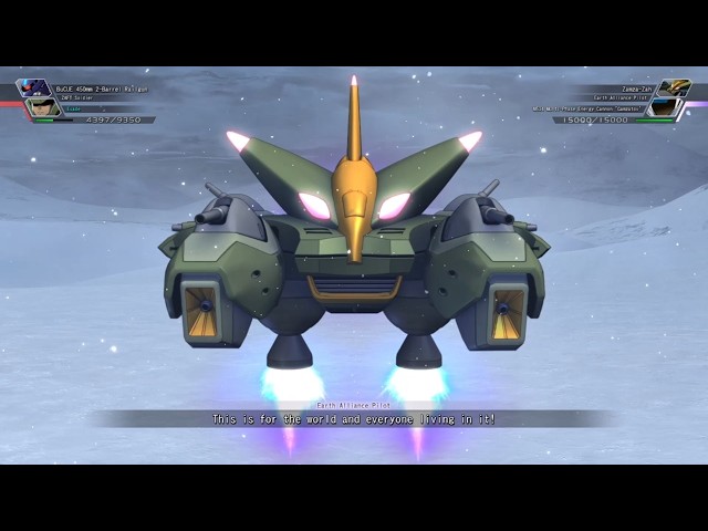 SD Gundam G Gen Cross Rays - YMAF-X6BD Zamza-Zah (Earth Alliance