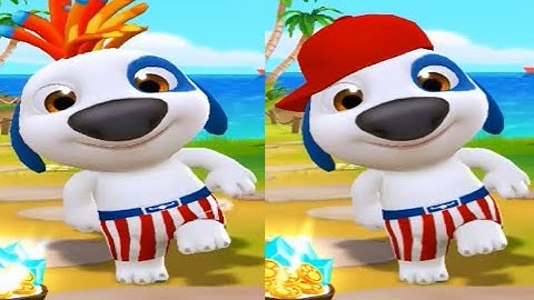 My Talking Hank in Beach New Game Update Android GamePlay # 11