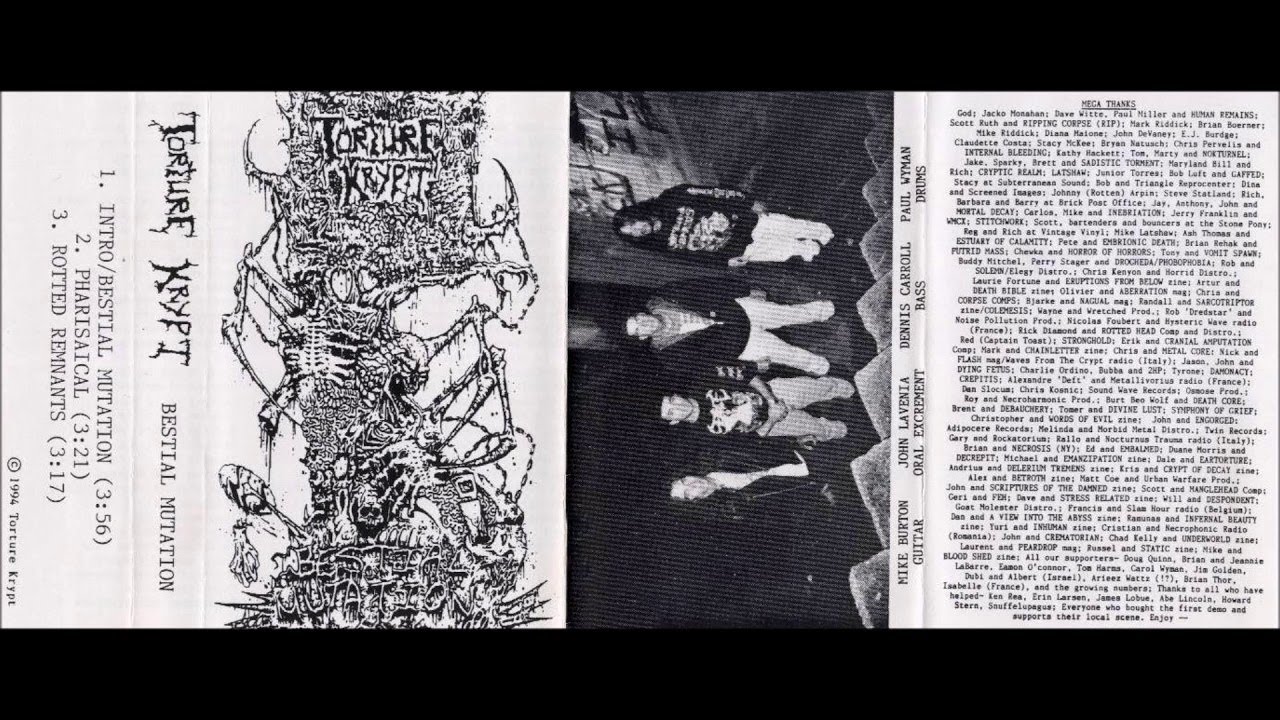 Torture Krypt — TORTURE KRYPT (USA/NJ) - Bestial Mutation Demo