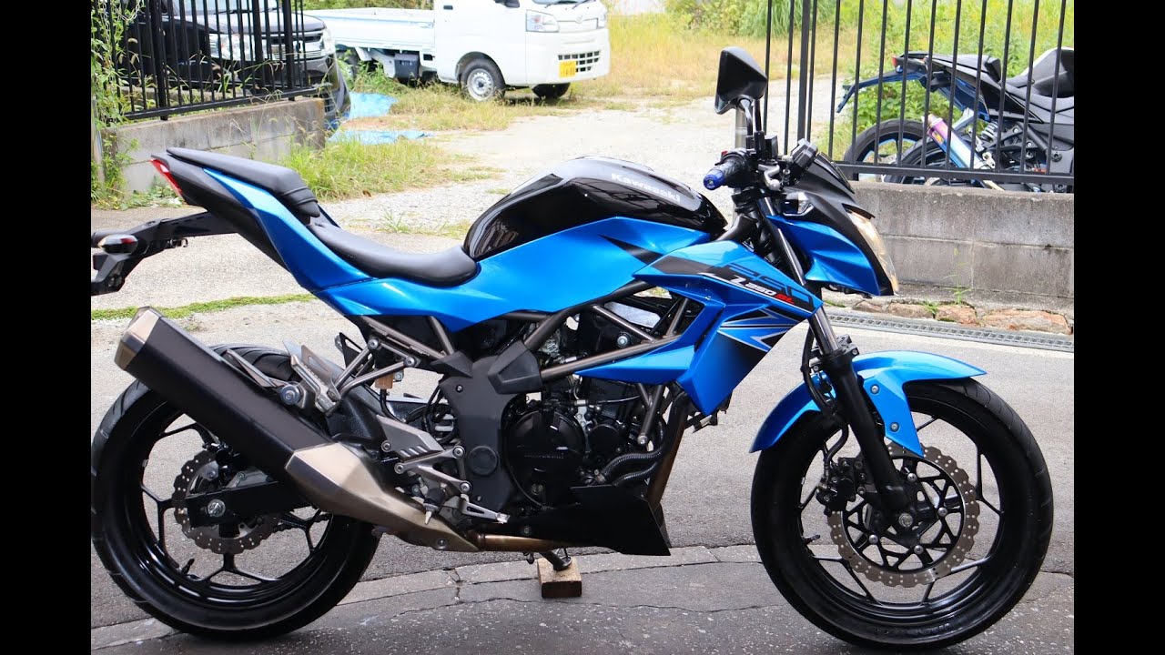 【動画あり】Kawasaki / z250sl 青 ☆Z250SL☆2016年モデル☆快調！セル一発☆外装良好キレイ☆ - YouTube