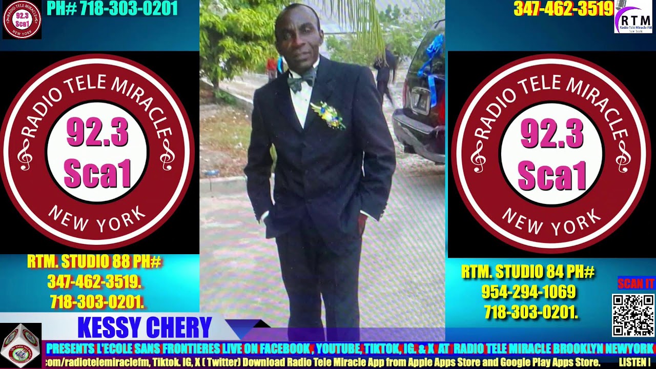 KEESI CHERY PRESENTS L'ECOLE SANS FRONTIERES LIVE ON RTM.  92.3 SCA