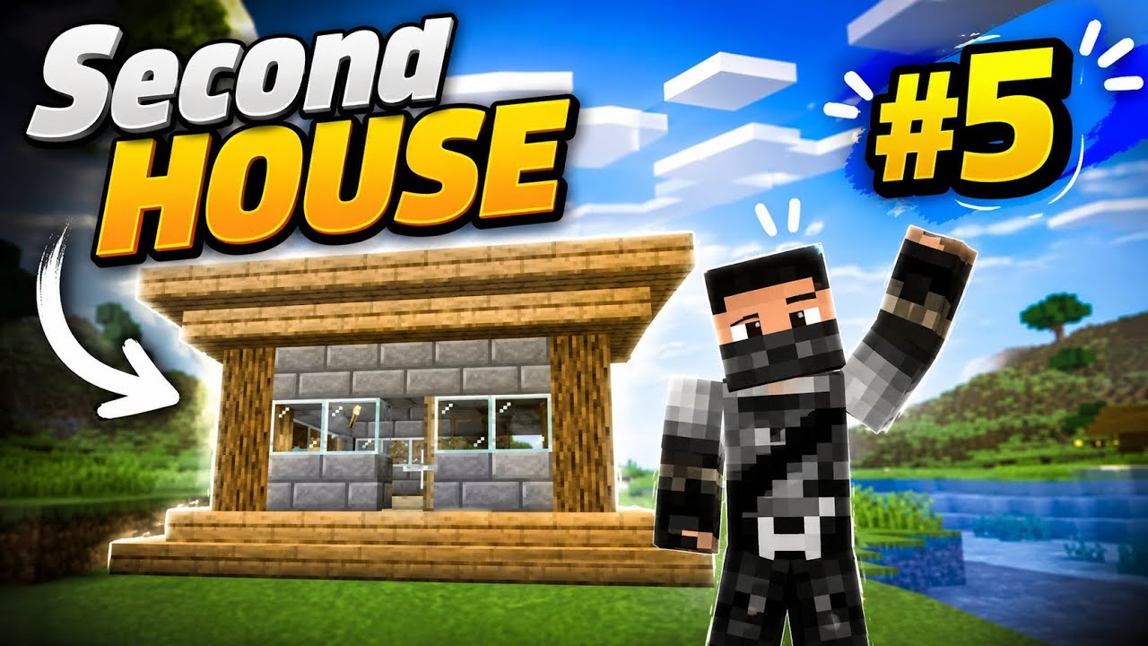 I BUILD MY SECOND HOUSE IN HARDCORE WORLD 🥳 ! GAMEPLAY #5 - YouTube