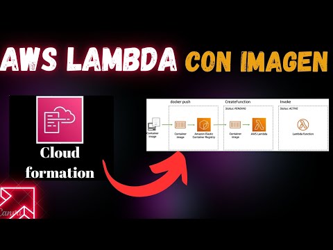 como usar Cloud Formation para crear AWS LAMBDAs con imagenes de docker, cloudformation,lambdas,ECR