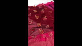 5. Banarasi Handloom Satin Silk Saree Na01-Bb