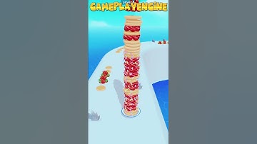 Pancake Run 3🥞 Gameplay Walkthrough 🎮 (iOS, Android) #gaming #mobilegame #games #gameshorts #shorts