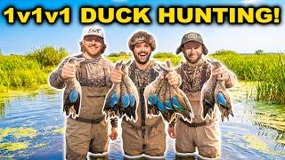 1v1v1 Multi-State DUCK HUNTING Challenge!!! (Catch Clean Cook)
