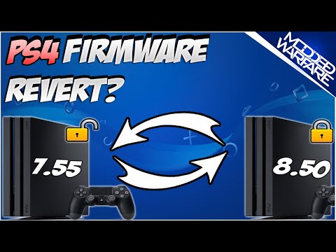 PS4 Firmware Revert Overview