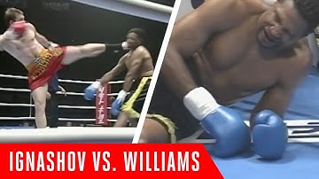 Kickboxing Great DESTROYS Boxing Champ! Alexey Ignashov vs. King Arthur Williams