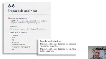 Geometry 6-6 Trapezoids and Kites: Introduction and Solve It