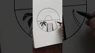 culik agu ll scenery nature drawing Very easy #campursari #cover #dangdut