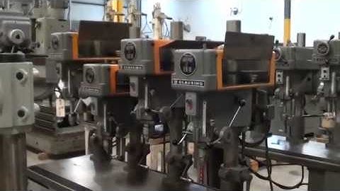 USED CLAUSING MODEL 16SC, 4-SPINDLE DRILL PRESS, 15"