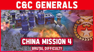 C&C Generals - China Mission 4 - Broken Alliances [Brutal / Patch 1.08] 1080p