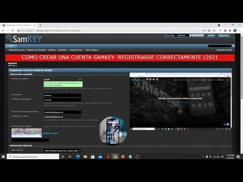 ? Como Crear una ?Cuenta SamKey  correctamente  /2021