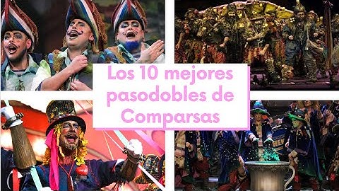 Los 10 pasodobles mejor puntuados de Comparsas en el COAC 2023