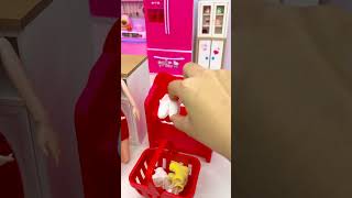 Satisfying With Unboxing Barbie Princess Family Toys, ASMR Video #shorts