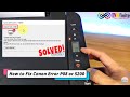 How to Fix Canon G2010 Series P08 Error and Support Code 5200 | INKfinite