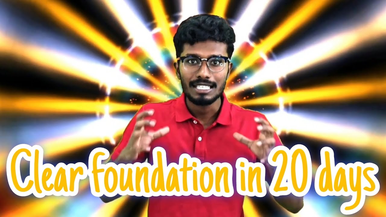 Last 20 days strategy | CA Foundation Sep 24 | Tamil - YouTube