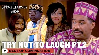 Try Not To Laugh Challenge Part 2 | The Steve Harvey Show