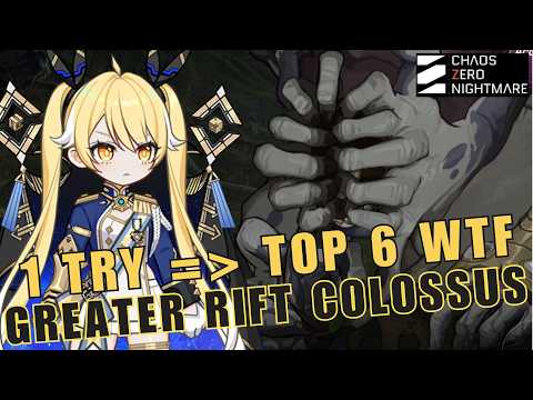CZN : PREMIERE RUN COLOSSUS ET TOP 6 INNATENDU - CHAOS ZERO