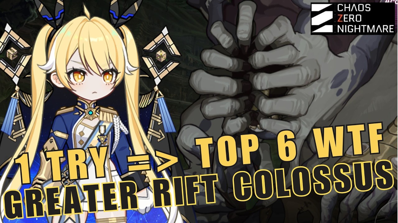 CZN : PREMIERE RUN COLOSSUS ET TOP 6 INNATENDU - CHAOS ZERO