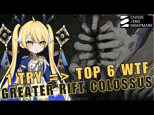 CZN : PREMIERE RUN COLOSSUS ET TOP 6 INNATENDU - CHAOS ZERO