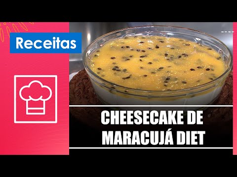 Faça uma deliciosa cheesecake de maracujá diet com a confeiteira Andréa Nakamura – 22/10/24