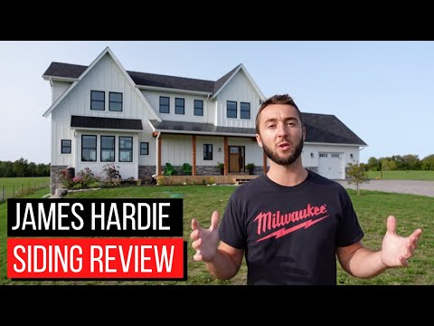 Modern Farmhouse Exterior - Review of Our James Hardie Siding!