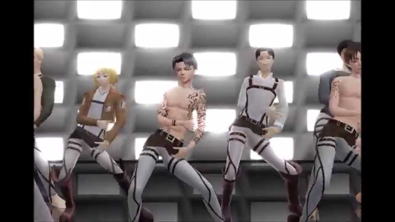 【Attack On MMD】GENTLEMAN【Levi | Eren | Armin | Jean | Marco | Bertholdt | Reiner】