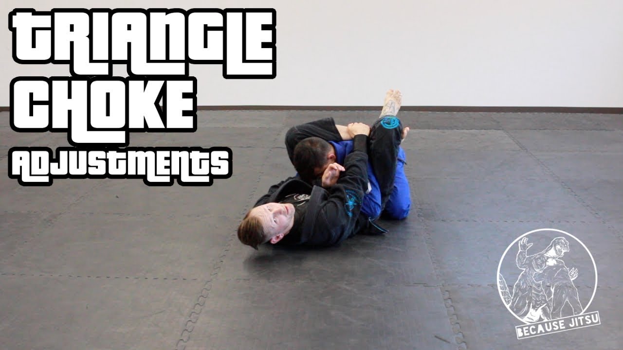 Triangle Choke Adjustments - Drew Weatherhead Brazilian Jiu Jitsu - YouTube