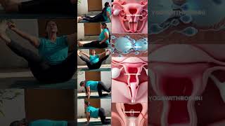 yoga for periods to come faster #yoga #shorts #pcod #pcos #fibroid #periods #pregnancy #fertility