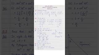 Class 10th maths chapter 8 Introduction to Trigonometry #mathshorts #mathreels #shorts #reels
