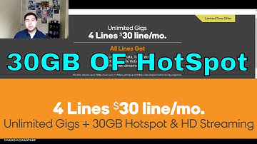 4 lines for $30 Each 30GB Hotspot and 35GB HD Unlimited Data Before Deprioritization (Boost Mobile)