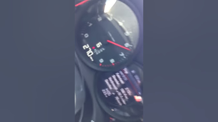 Porsche 911 283km/h Autobahn