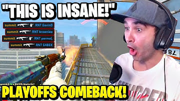 Summit1g Pops OFF with Clutch Comeback in CSGO Playoffs Open League!