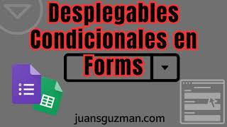 Cómo crear desplegables condicionales en Google Forms!