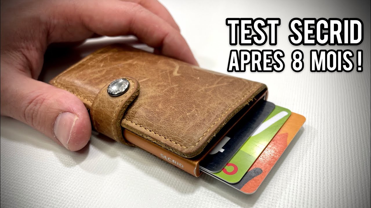 TEST du porte-cartes SECRID après 8 mois d'utilisation ! - YouTube
