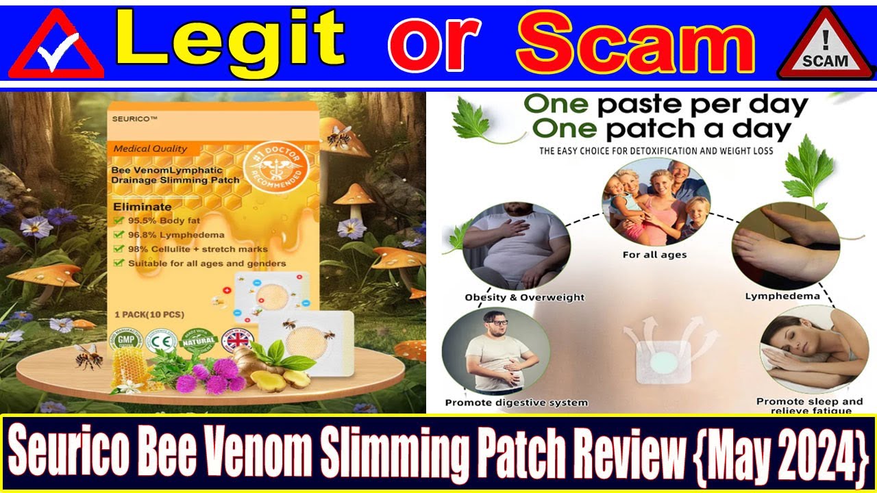 Seurico Bee Venom Slimming Patch Review (May 2024) Unbiased Product Review!