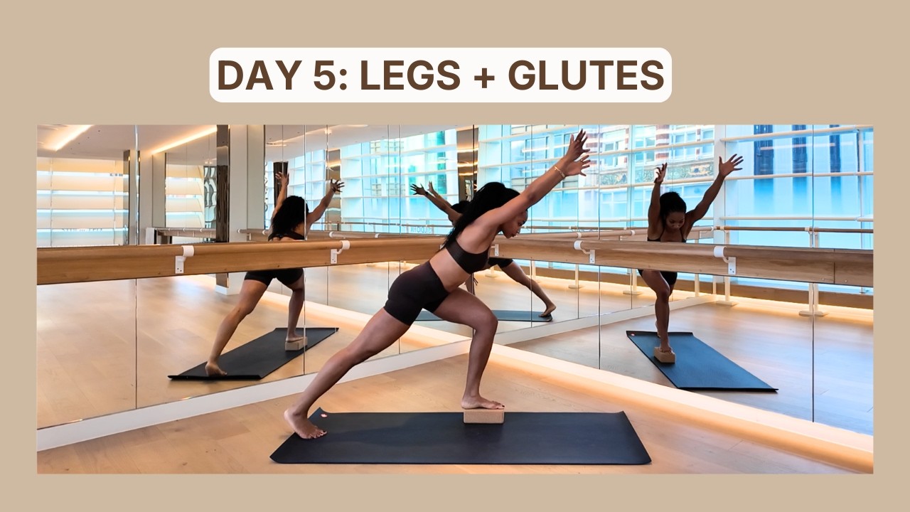 Day 5 – 12 Min Legs & Glutes Sculpt (Block Optional) | 28 Day Pilates