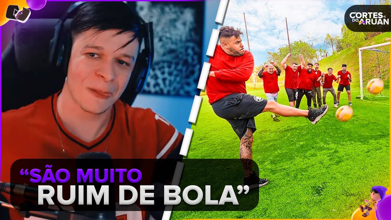 ARUAN REAGE: DESAFIO DE BOLA NO TRAVESSÃO MAIS DIFICIL DE TODOS ! (RENATO GARCIA) - Cortes do Aruan
