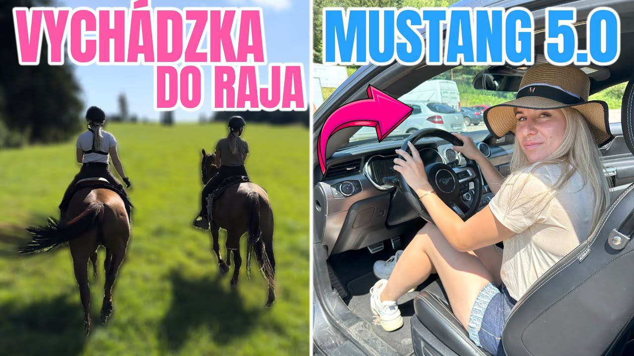 Vychádzka do Raja  🐎 jazda na MUSTANG 5.0 🏎 | jazdenie - jízda na koni | videa o koňoch - koních