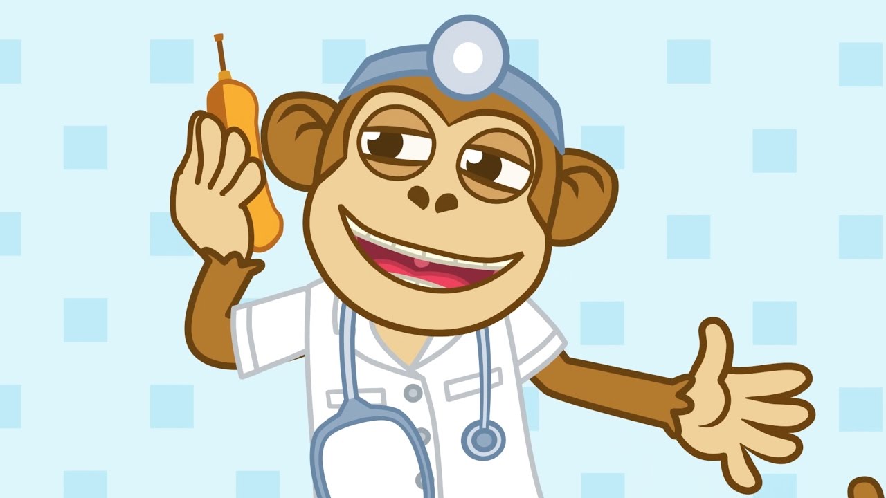 Cinco Macaquinhos (Five Little Monkeys) + 15 Minutos musica infantil educativa com Os Amiguinhos