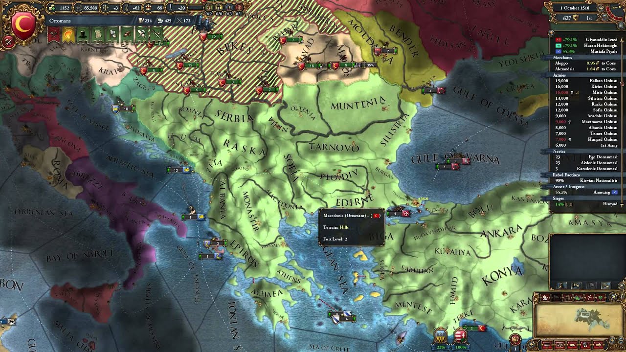 eu4 ottoman 9 crush the hre and unite islam youtube
