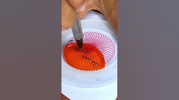 Arte Hipnótica que Vai Te Deixar Sem Palavras 😵‍💫 #ひまつぶし #スピログラフ #spirograph #shorts