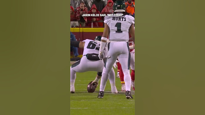 Jason Kelce cut that audible quick 😂